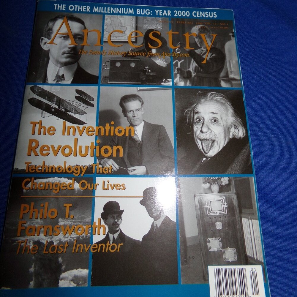 Vintage Ancestry Magazine - Jan/Feb 1999 - Vol. 17 No 1 - Genealogy - Family